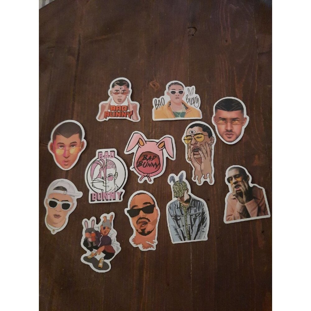 BAD BUNNY STICKERS Bad Bunny Stickers 50 vinyl decals - Picture 4 of 5